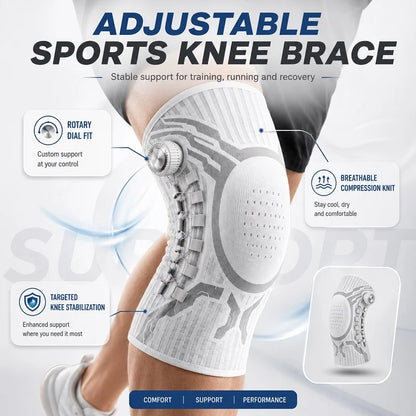Smart Knee Brace — Micro-Dial Compression Support