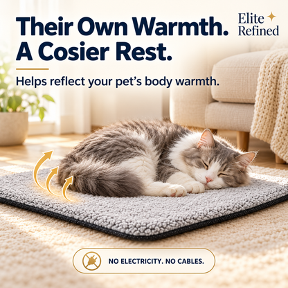 Self-Warming Thermal Pet Mat for Cats & Small Dogs