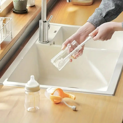 360° Silicone Bottle Brush – Foldable & Deep Clean