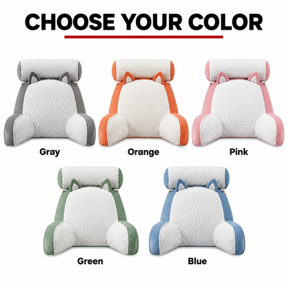 Back and neck support pillow five color options