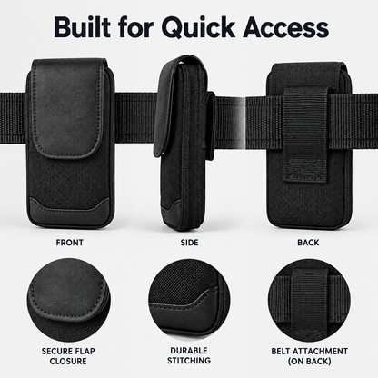 Universal Belt Phone Holster - feature detail