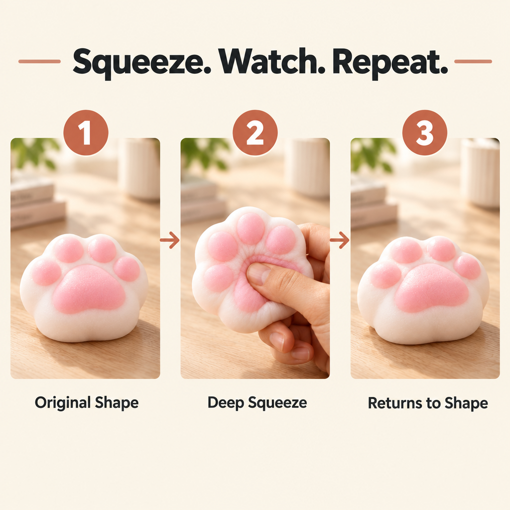 Cat Paw Squishy - squeeze and rebound