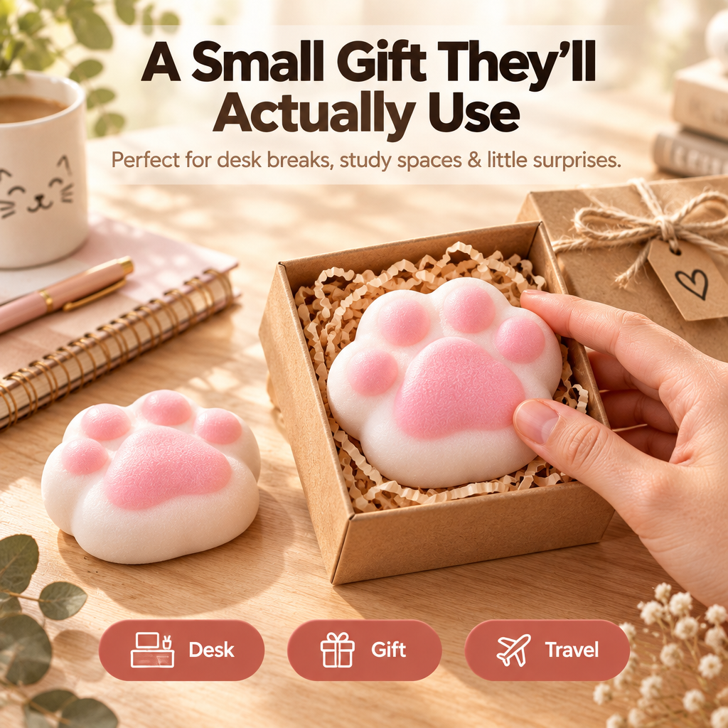 Cat Paw Squishy - lifestyle and gifting