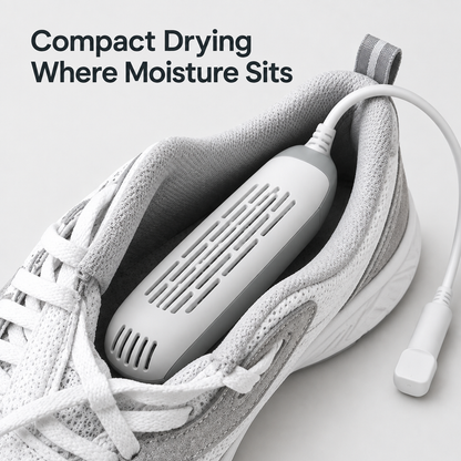 Compact Electric Shoe Dryer - feature close-up