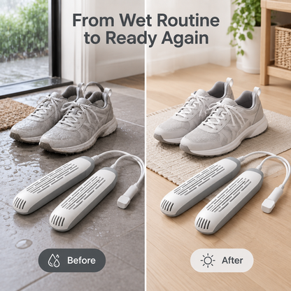 Compact Electric Shoe Dryer - how to use