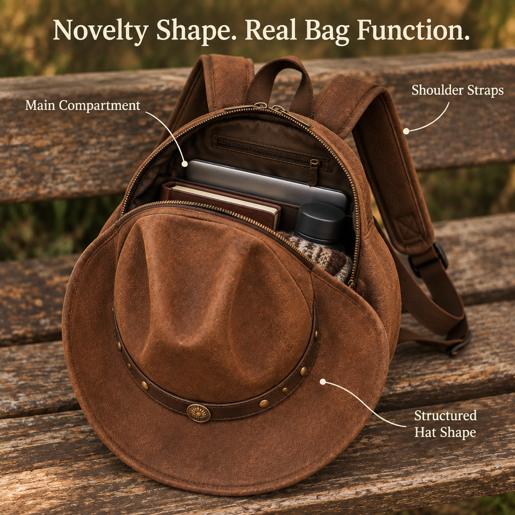 Cowboy Hat Backpack - problem solution