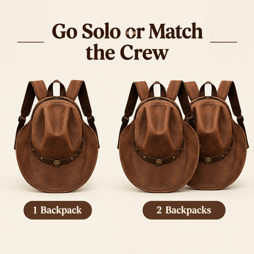 Cowboy Hat Backpack - variant guide