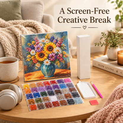 Diamond Painting Sparkle Art Kit - lifestyle
