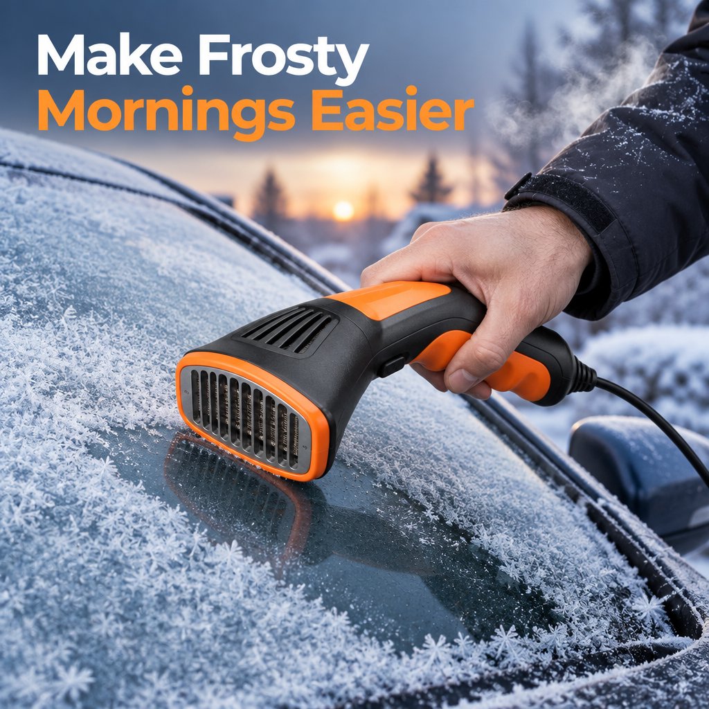Portable Electric Windshield Deicer - realistic hero
