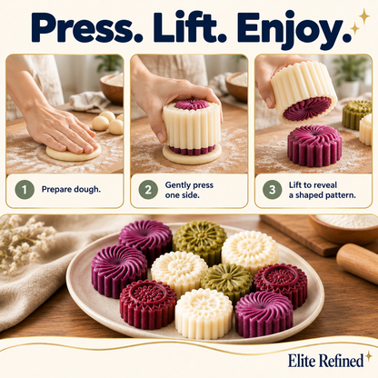Double-Ended Pastry Mold | Decorative Baking Press - How To Use
