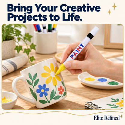 Fast-Drying Paint Marker Pen | Low-Odor Craft Marker – Realistic Lifestyle