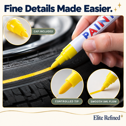 Fast-Drying Paint Marker Pen | Low-Odor Craft Marker – Close-Up Detail