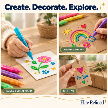 3D Puffy Paint Pens | Raised Texture Art Markers – Use Cases
