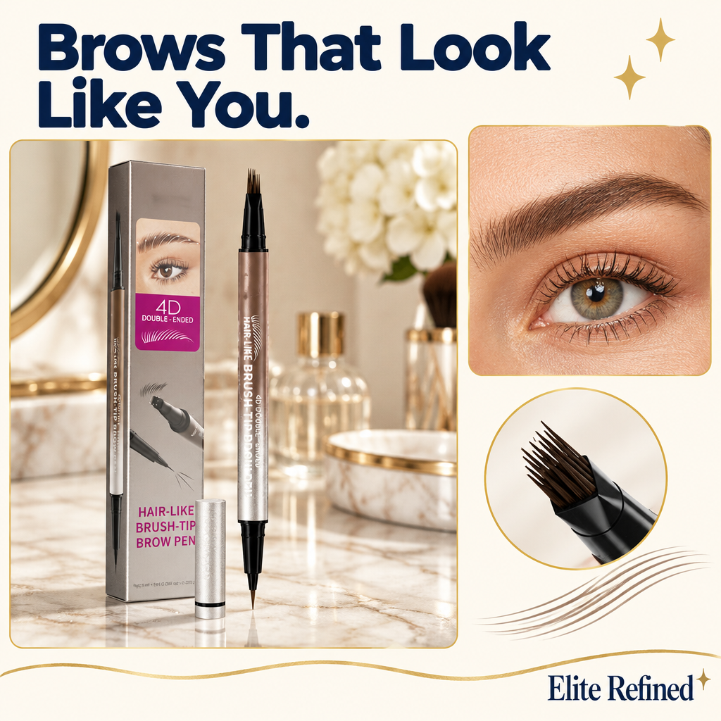 Waterproof Liquid Brow Pen | Dual-Tip Eyebrow Makeup – Product Hero