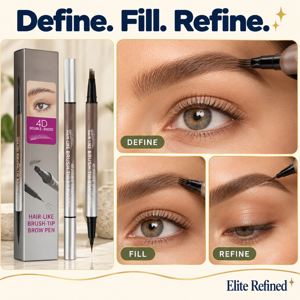 Waterproof Liquid Brow Pen | Dual-Tip Eyebrow Makeup – Use Cases