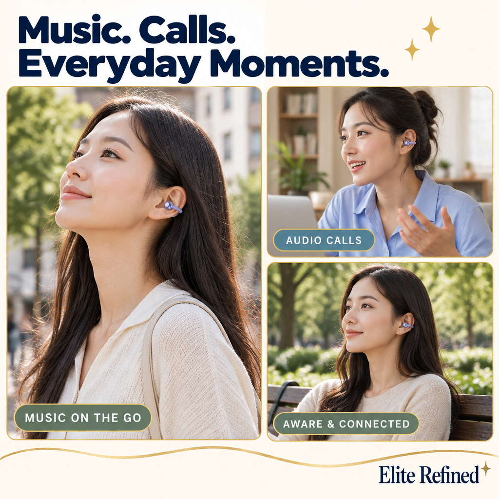 Open-Ear Clip-On Bluetooth Earbuds | Wireless Audio – Use Cases