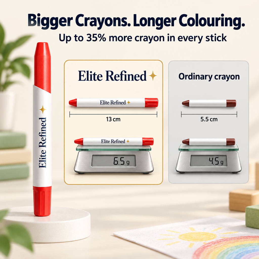 Kids art supplies: silky twist crayons in reusable plastic storage case
