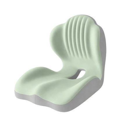 Elite Refined L-shaped memory foam seat cushion, grey green view