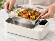 Portable Electric Meal Warmer — steel tray