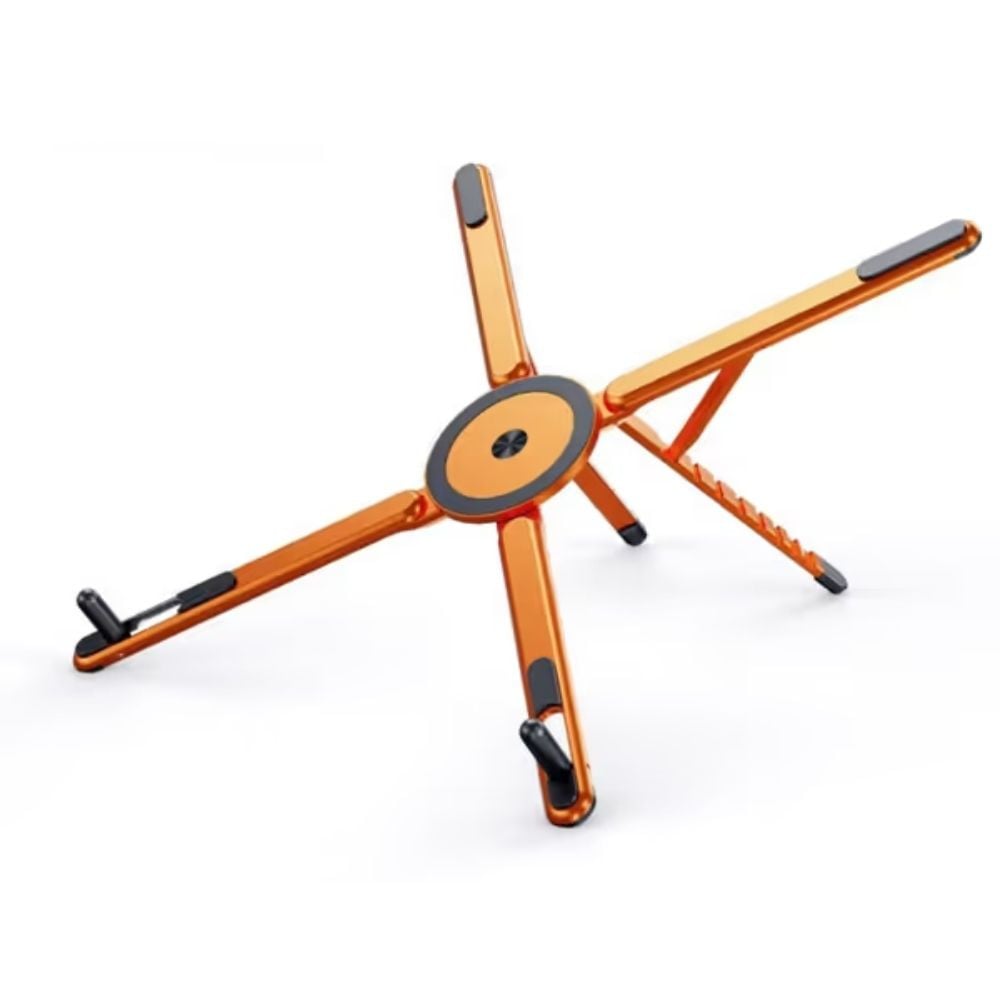 3-in-1 foldable device stand in orange