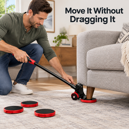 Heavy Furniture Lifter & Slider Set - repair in use