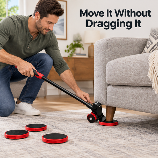 Heavy Furniture Lifter & Slider Set - repair in use