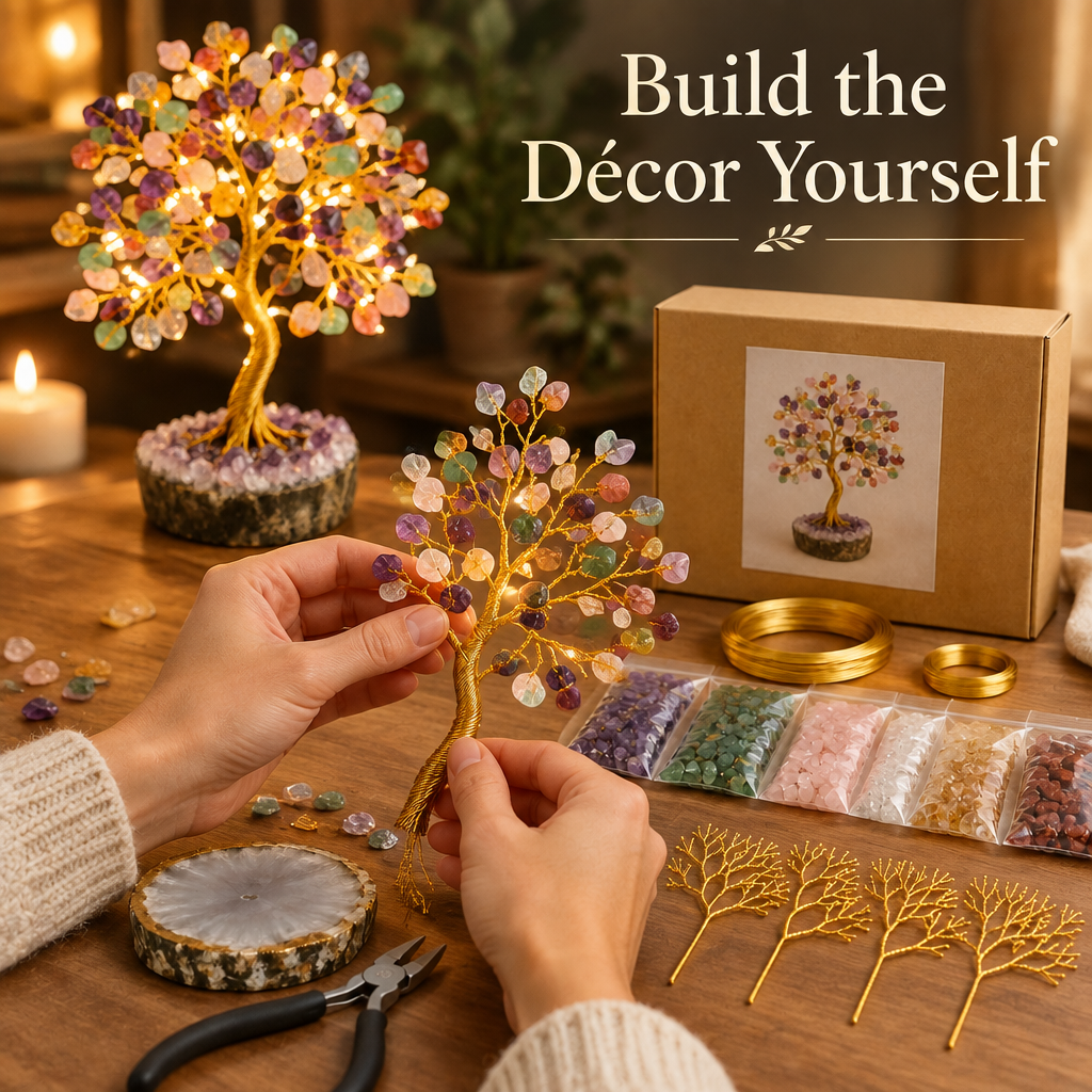 DIY Gemstone Tree Craft Kit - premium hero