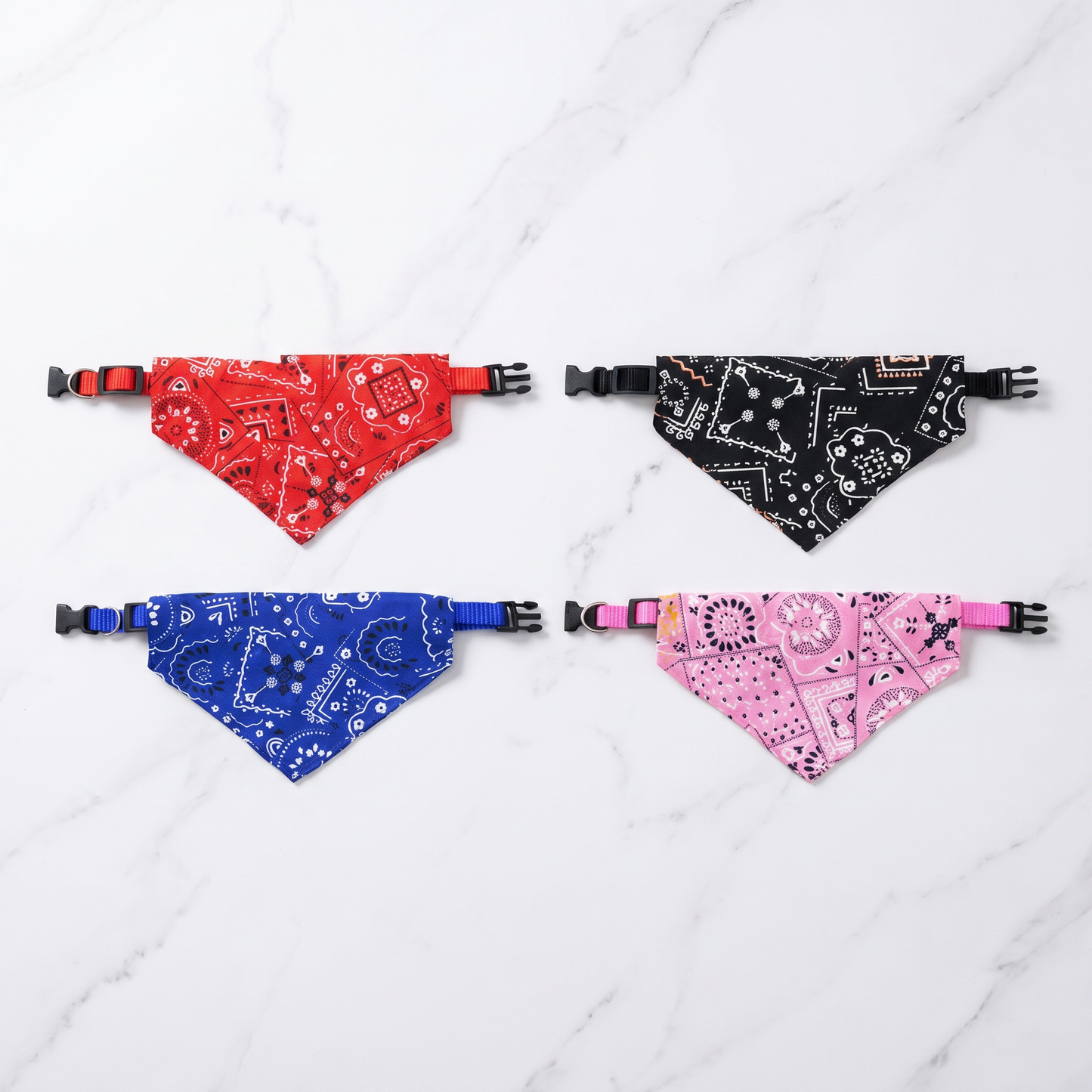 Elite Paws™ Adjustable Pet Bandana Collar