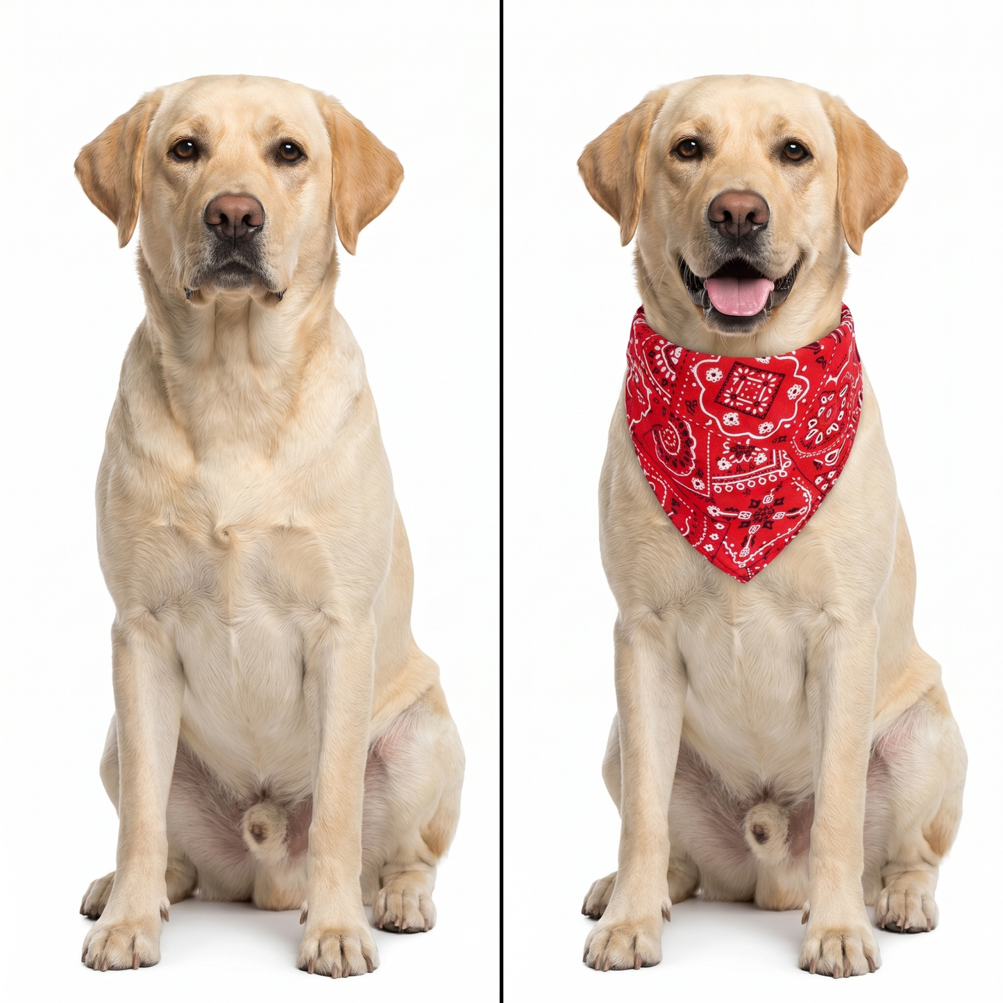 Elite Paws™ Adjustable Pet Bandana Collar