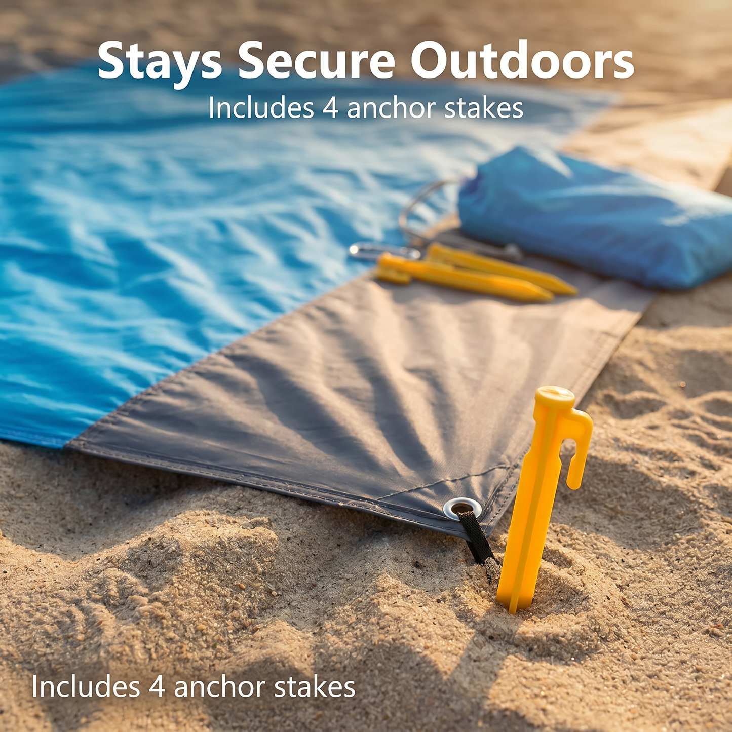 EliteBeach™ Sandproof Waterproof Beach Blanket