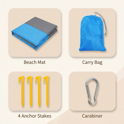 EliteBeach™ Sandproof Waterproof Beach Blanket