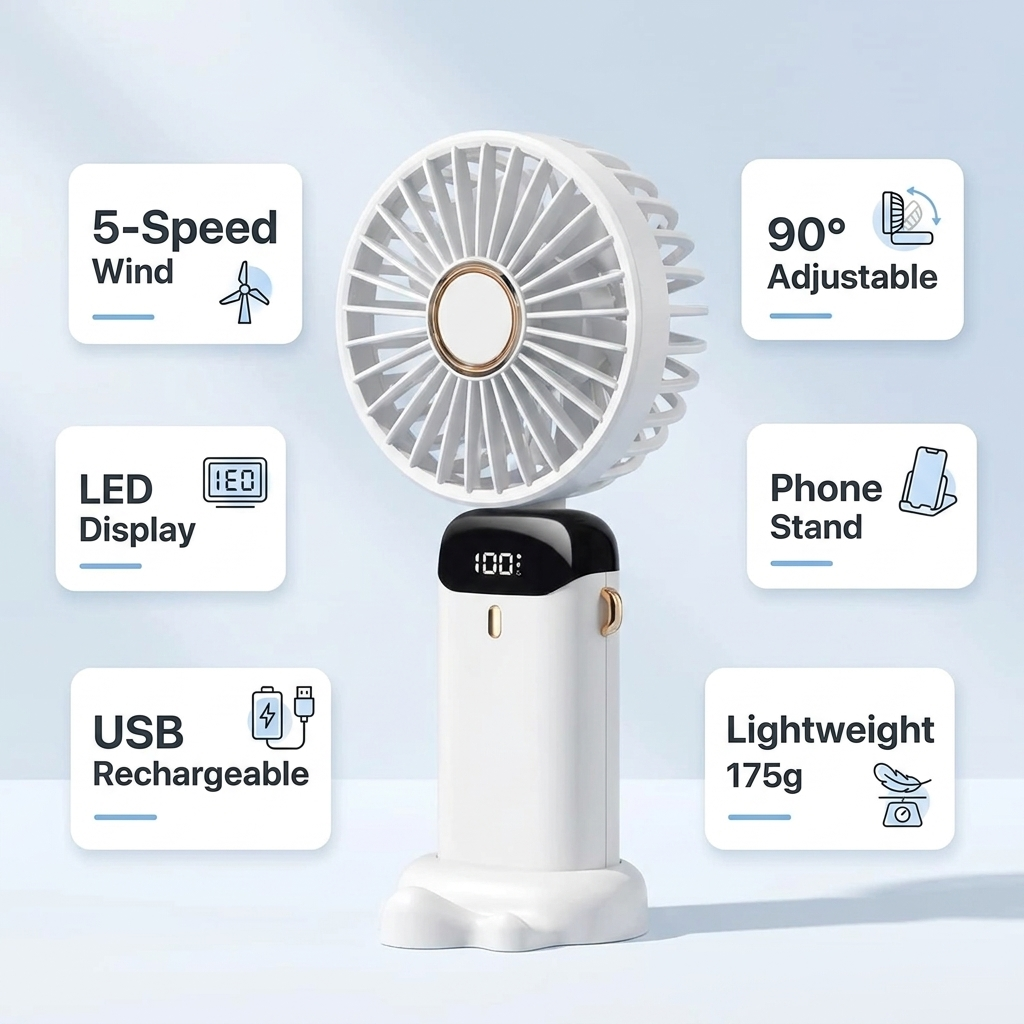 Elite™ 5-Speed Portable Cooling Fan