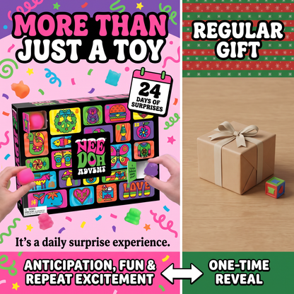 NeeDoh Advent – 24 Days of Squishy Surprises