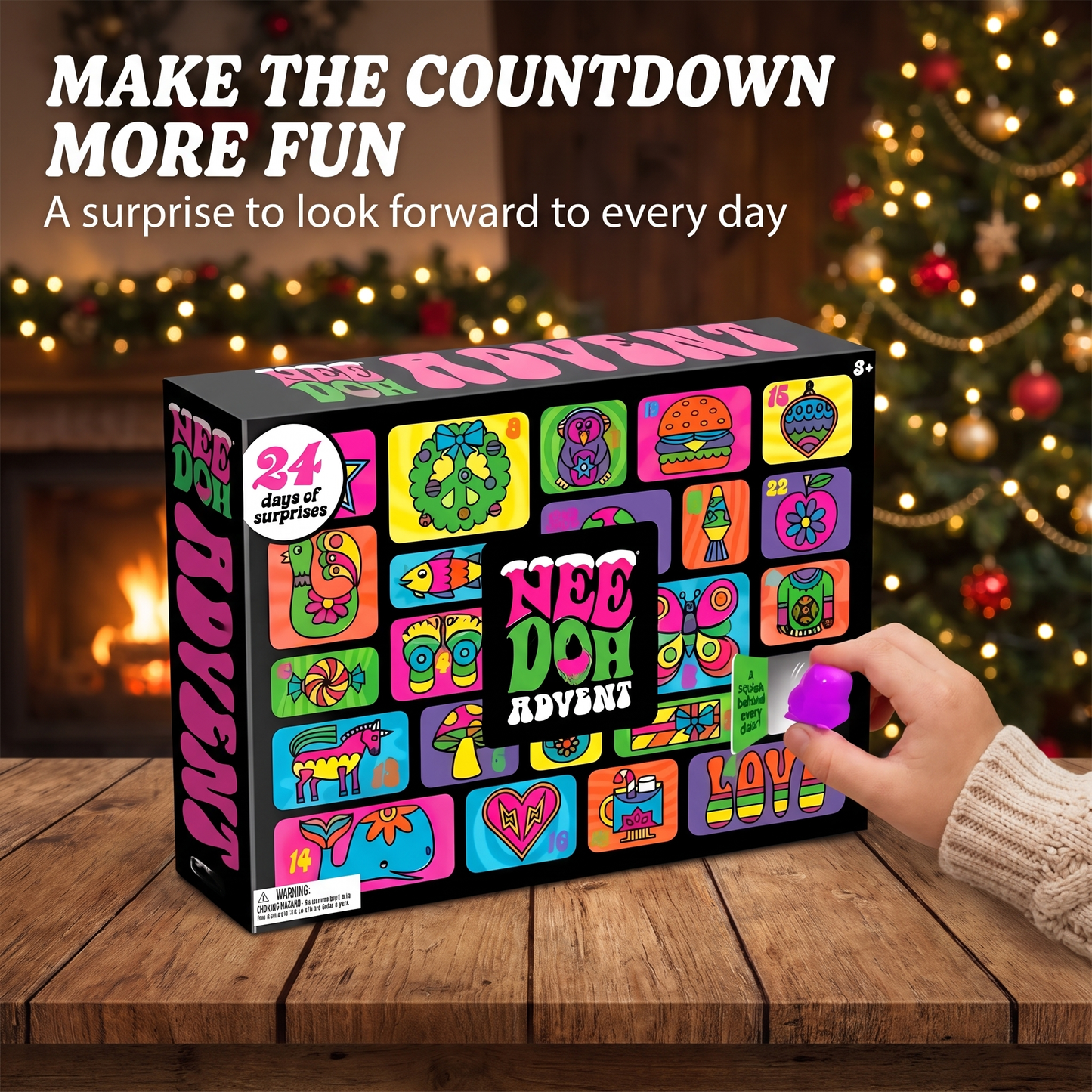 NeeDoh Advent – 24 Days of Squishy Surprises