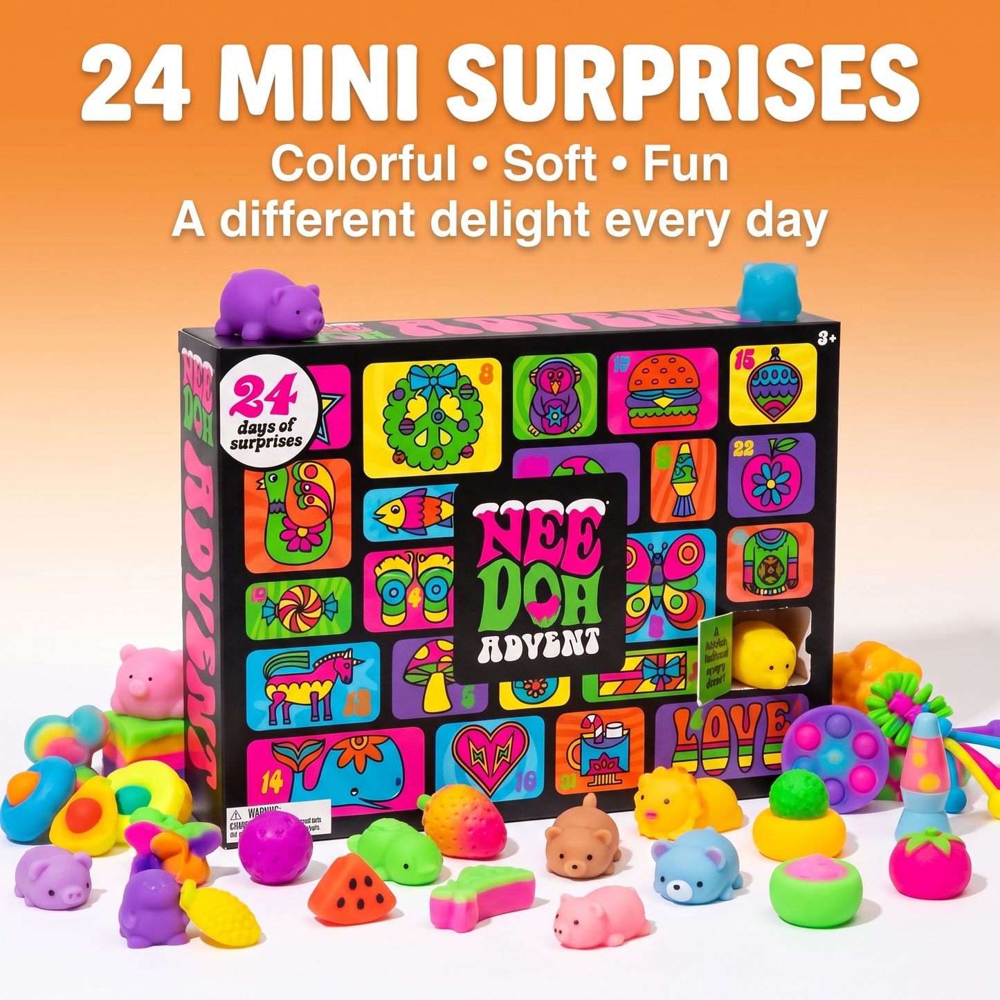 NeeDoh Advent – 24 Days of Squishy Surprises