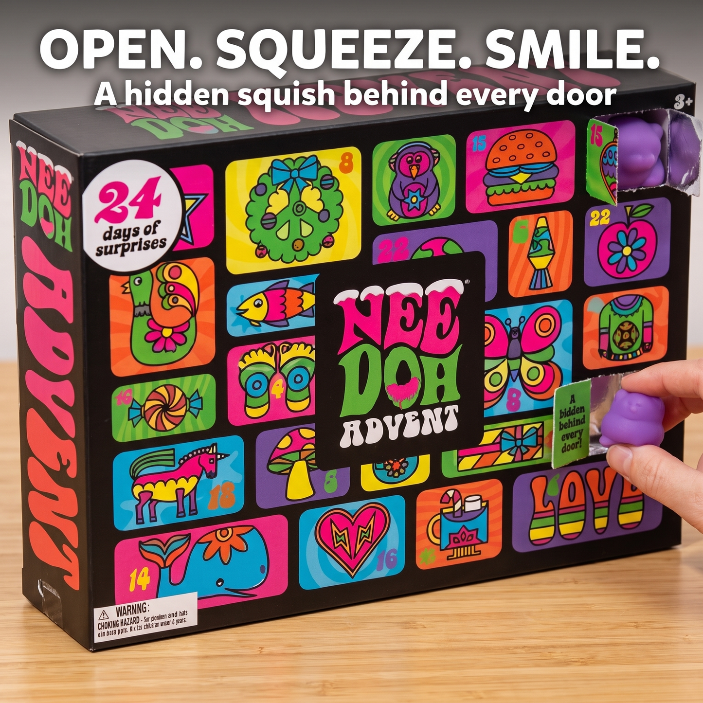 NeeDoh Advent – 24 Days of Squishy Surprises