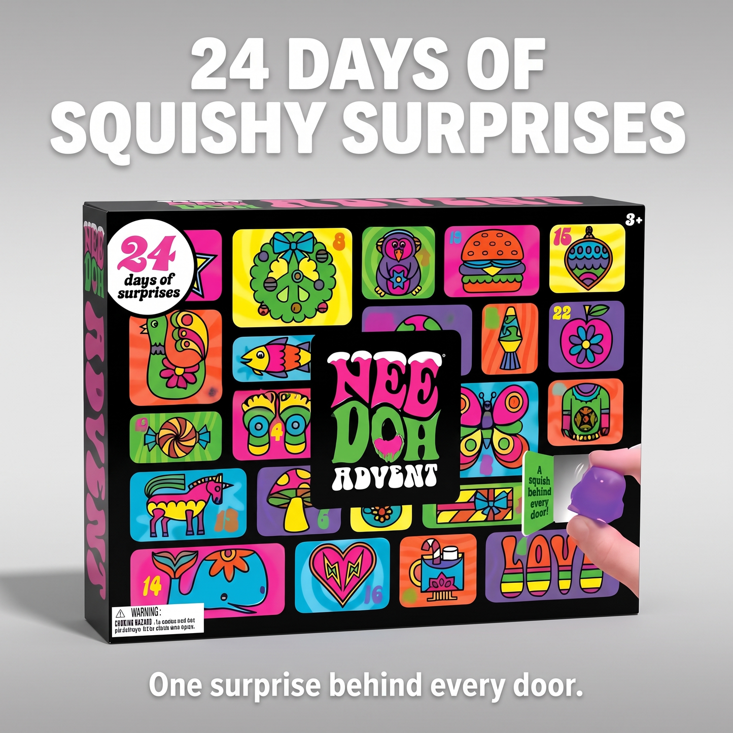 NeeDoh Advent – 24 Days of Squishy Surprises