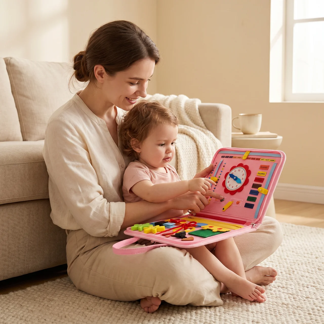 Elite Montessori Busy Board — Sensory & Fine Motor Learning Toy for Toddlers