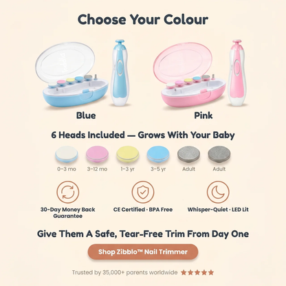 Elite Electric Baby Nail Trimmer — Safe Nail File for Newborns & Infants