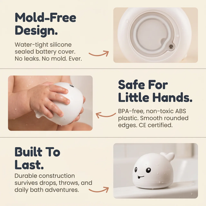 Elite Whale Bath Toy — Water Spray Bath Toy for Babies & Toddlers
