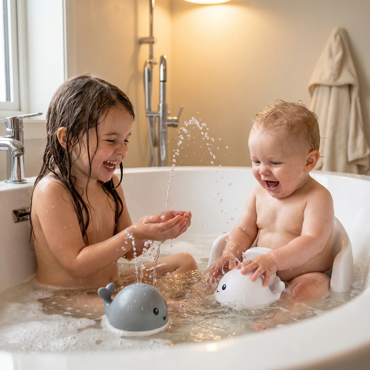 Elite Whale Bath Toy — Water Spray Bath Toy for Babies & Toddlers