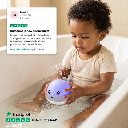 Elite Whale Bath Toy — Water Spray Bath Toy for Babies & Toddlers