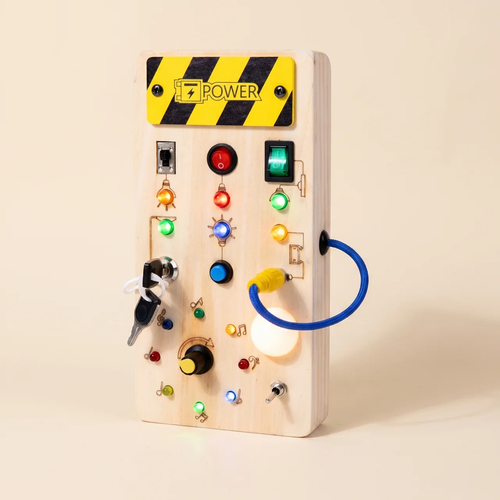 Elite Montessori Switch Board — Sensory Light Switch Toy for Toddlers 1-3