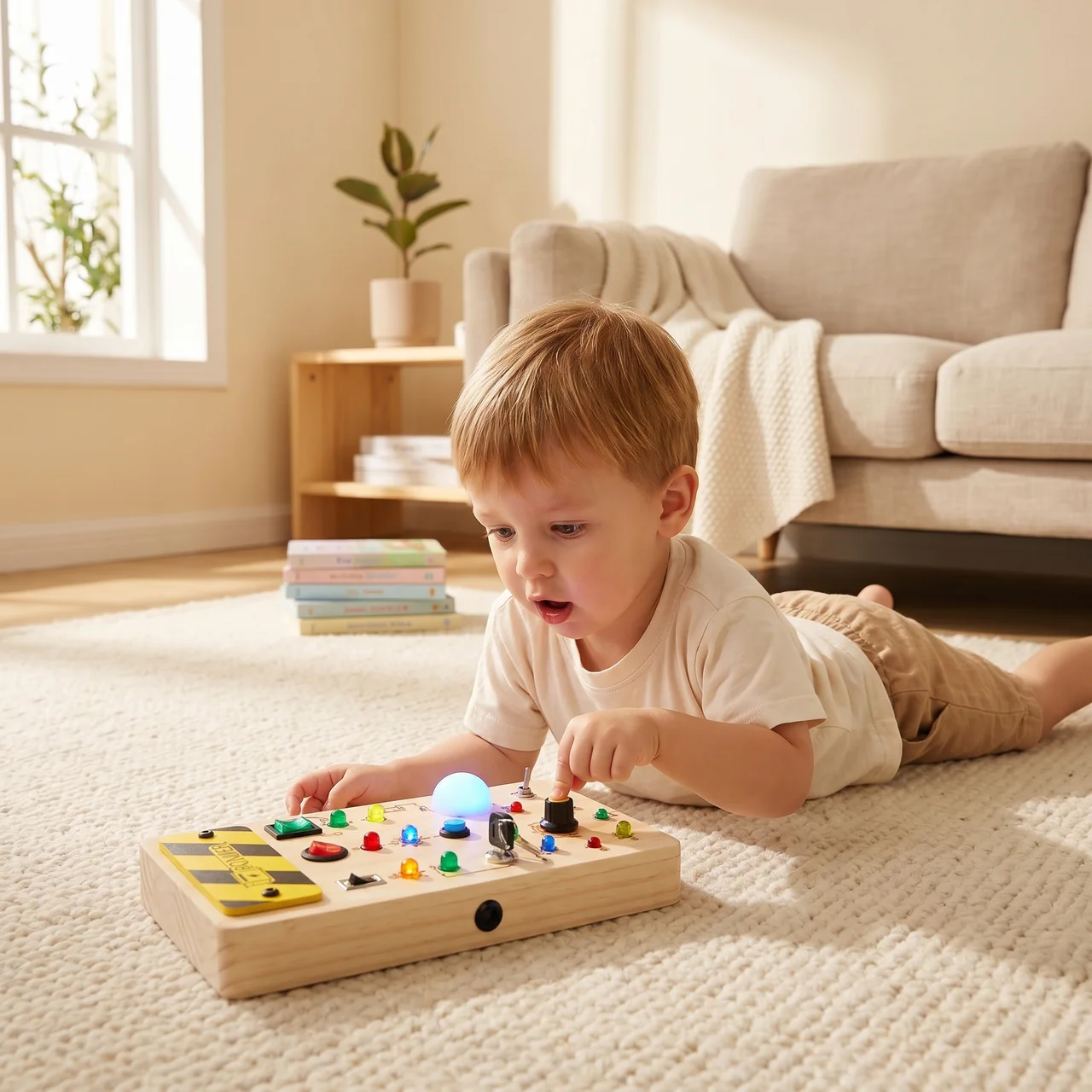 Elite Montessori Switch Board — Sensory Light Switch Toy for Toddlers 1-3