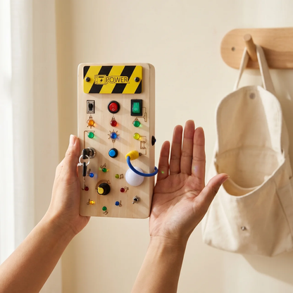 Elite Montessori Switch Board — Sensory Light Switch Toy for Toddlers 1-3