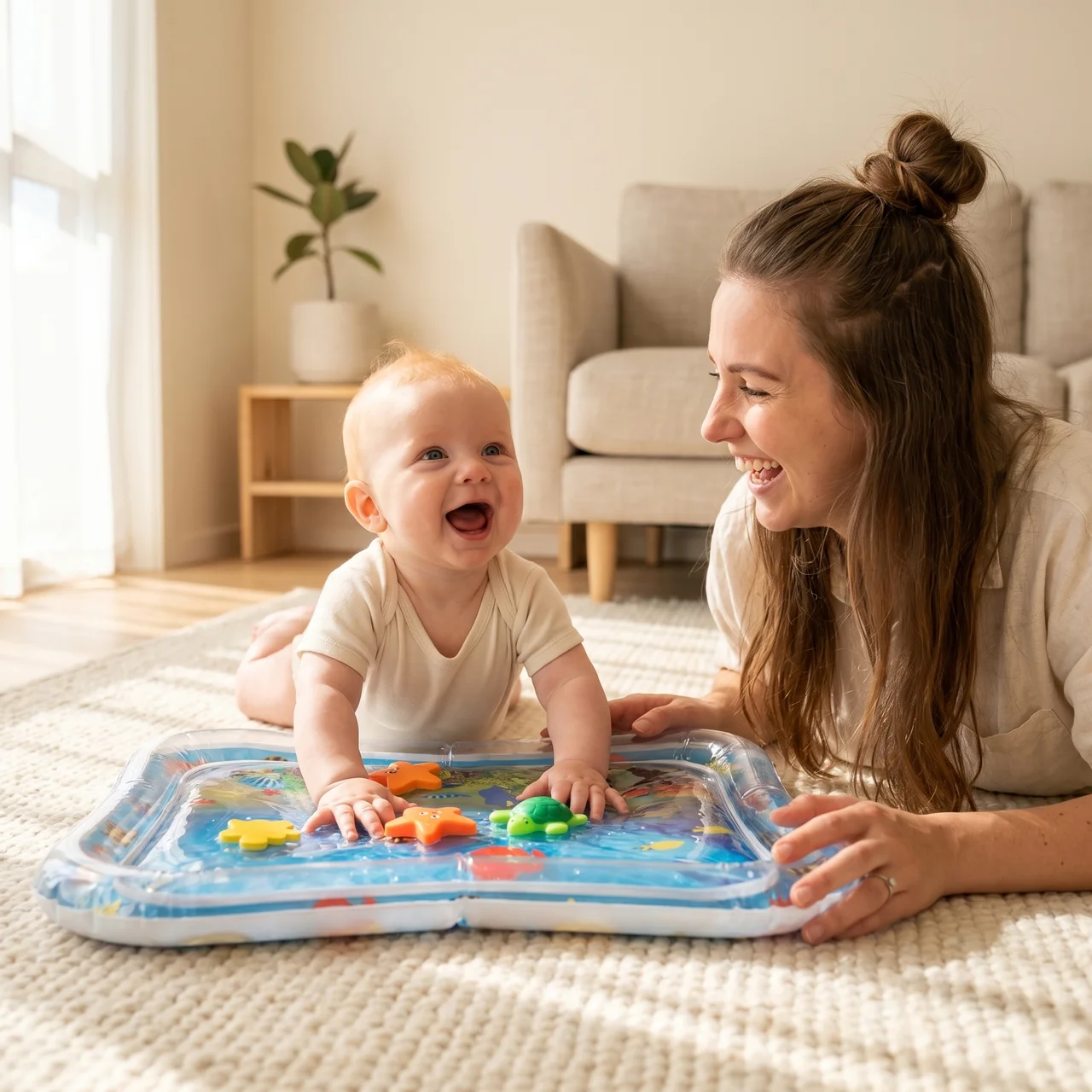 Elite Tummy Time Mat — Inflatable Water Play Mat for Babies