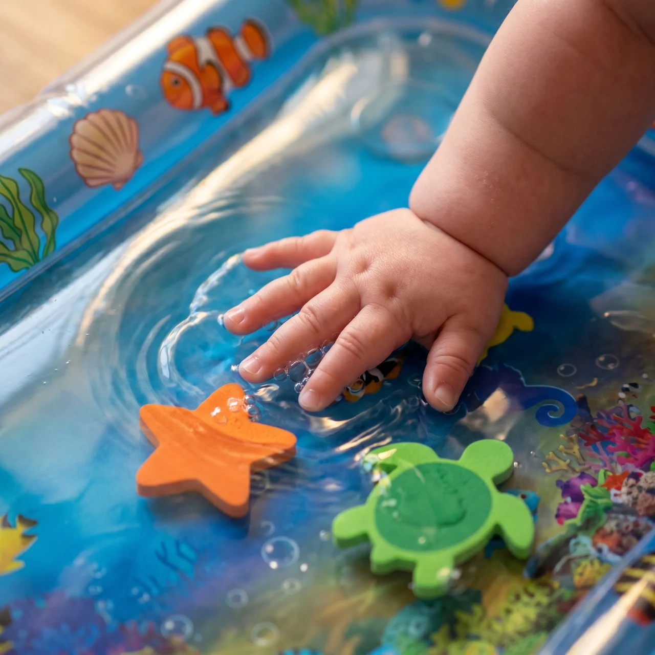 Elite Tummy Time Mat — Inflatable Water Play Mat for Babies