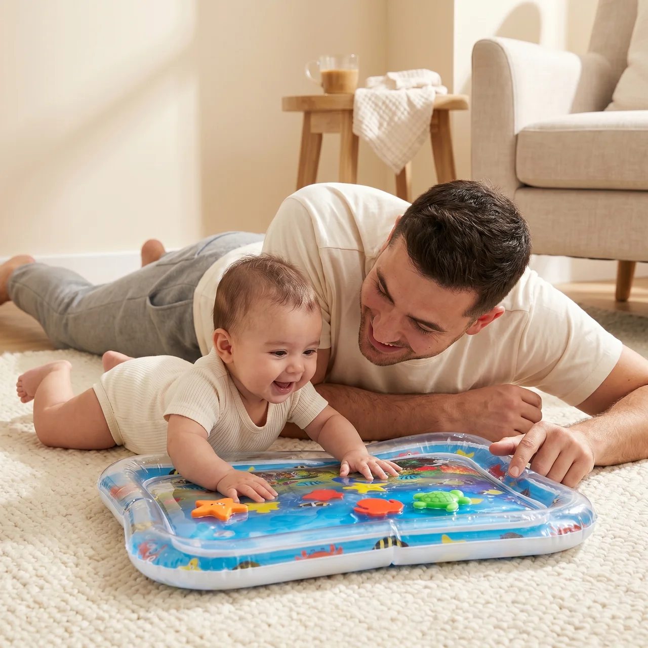 Elite Tummy Time Mat — Inflatable Water Play Mat for Babies