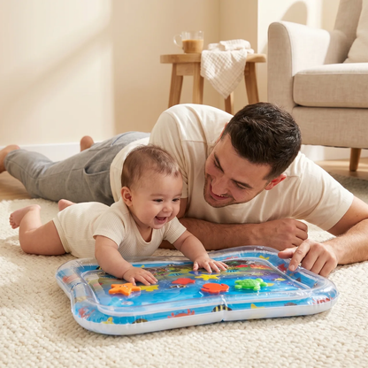 Elite Tummy Time Mat — Inflatable Water Play Mat for Babies