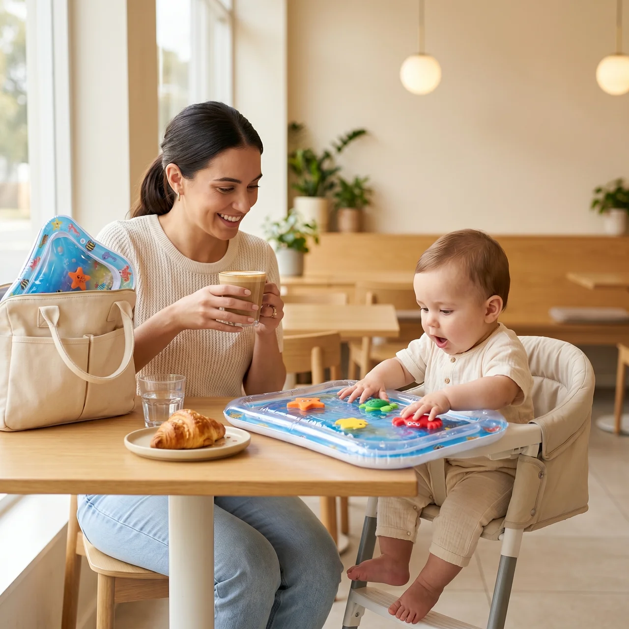 Elite Tummy Time Mat — Inflatable Water Play Mat for Babies